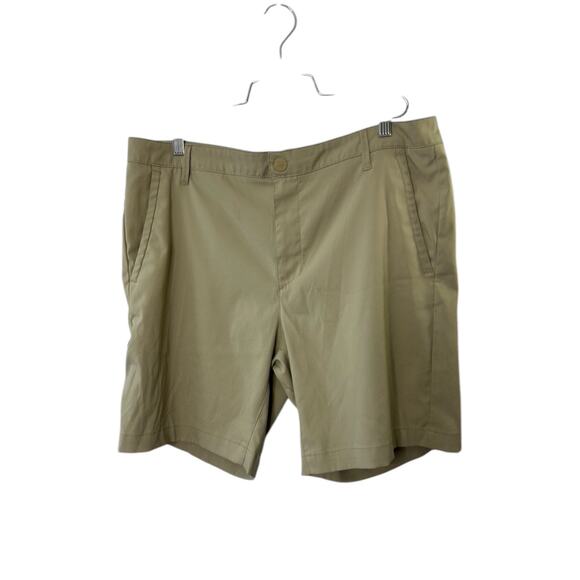 All In Motion Tan Flat Front 8" Shorts Men's Size 38 - Picture 1 of 5